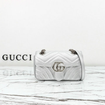 商品名称：グッチ GUCCI 057-GG446744QYS 2024年最新入荷 GGマーモント ショルダーバッグ フラップバッグ レディース