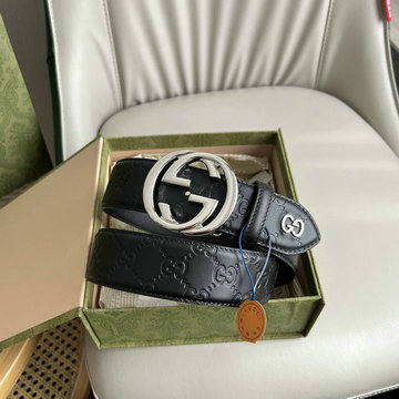 グッチ GUCCI 057-GG474311PGK  2024年最新入荷 ダブル G バックル ベルト 幅4cm