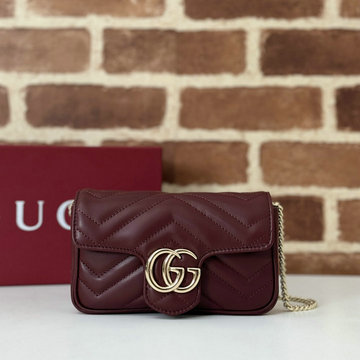 グッチ GUCCI 057-GG476433PJH 2024年最新入荷 GGマーモント ショルダーバッグ フラップバッグ レディース