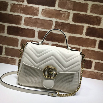 グッチ GUCCI 057-GG498110PBS 2024年最新入荷 GGマーモント トップハンドバッグ トートバッグ 2way ショルダーバッグ レディース