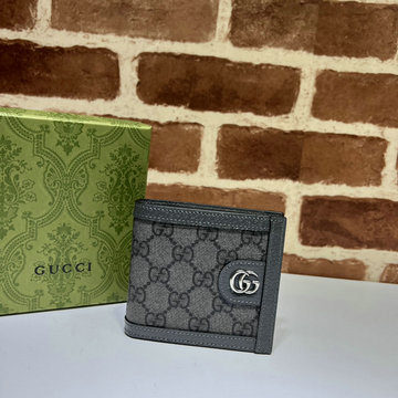 グッチ GUCCI 057-GG597609BSH 2024年最新入荷 オフィディア GGコイン ウォレット 二つ折り短財布 ショートウォレット カードケース 札入れ