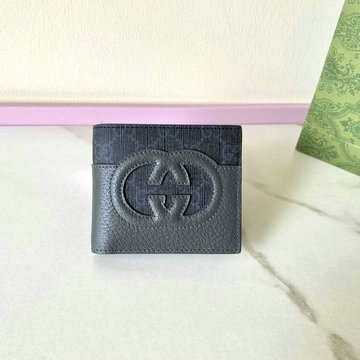 グッチ GUCCI 057-GG701420PBK 2024年最新入荷 GG スプリーム 二つ折り 短財布 ショートウォレット カード入れ 札入れ