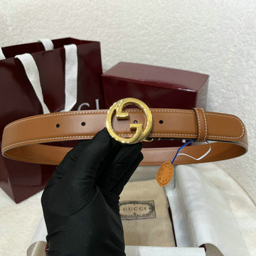グッチ GUCCI 057-GG633125PGZ  2024年最新入荷 ダブル G バックル ベルト 幅3cm