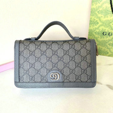 グッチ GUCCI 057-GG751760BHS  2024年最新入荷 ジャンボ GG トラベルドキュメントケース 手持ちウォレット ファスナー長財布 キャンパス