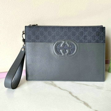 グッチ GUCCI 057-GG723320PBK 2024年最新入荷 GG スプリーム クラッチバッグ 手持ちかばん ストラップ付き キャンパス