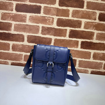 グッチ GUCCI 057-GG760235PLS 2024年最新入荷 ジャンボGG スモール メッセンジャーバッグ ショルダーバッグ クロスボディバッグ