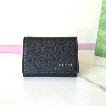 グッチ GUCCI 057-GG771152PBK 2024年最新入荷 メンズ 名刺入れ フラップ カードケース レザー