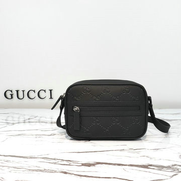 グッチ GUCCI 057-GG771321PBK 2024年最新入荷 ミニ ショルダーバッグ スクエアバッグ メンズ レザー