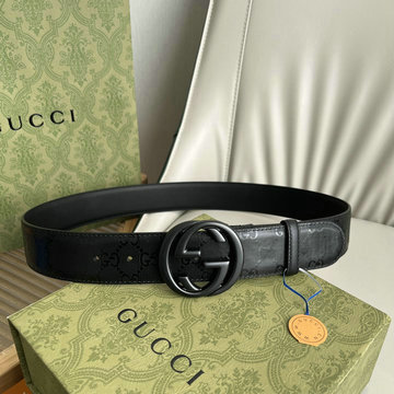 グッチ GUCCI 057-GG774153PKK 2024年最新入荷 インターロッキングG バックル ベルト 幅4cm