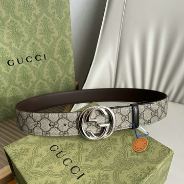グッチ GUCCI 057-GG774153PXK 2024年最新入荷 インターロッキングG バックル ベルト 幅4cm