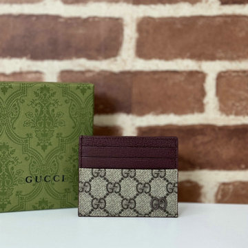 グッチ GUCCI 2024年最新入荷 GG ディテール付き カードケース 名刺入れ キャンパス