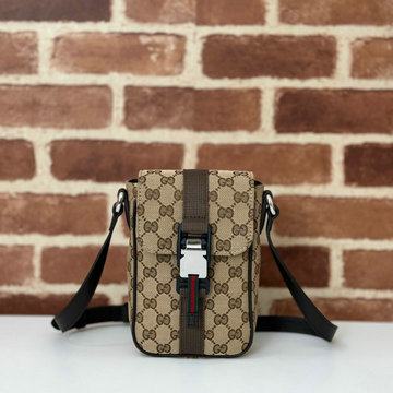 グッチ GUCCI 057-GG802099BKF 2024年最新入荷 ショルダーバッグ 携帯ケース メンズ スマートフォンケース キャンパス