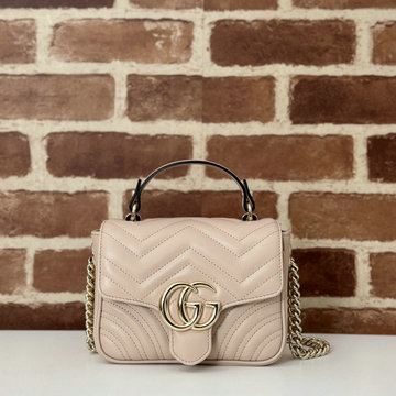 グッチ GUCCI 057-GG811238PLF 2024年最新入荷 GGマーモント トップハンドバッグ トートバッグ 2way ショルダーバッグ レディース