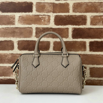 グッチ GUCCI 057-GG815255PHS 2024年最新入荷 GGエンブレム スモール トップハンドルバッグ トートバッグ 2way ショルダーバッグ レディース