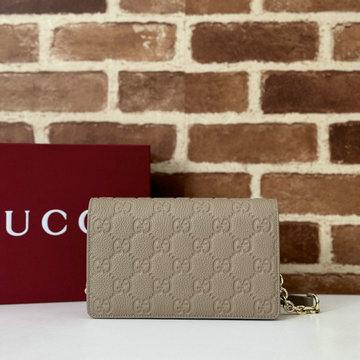 グッチ GUCCI 057-GG818705PHS 2024年最新入荷 ジャンボGG チェーンウォレット ショルダーバッグ