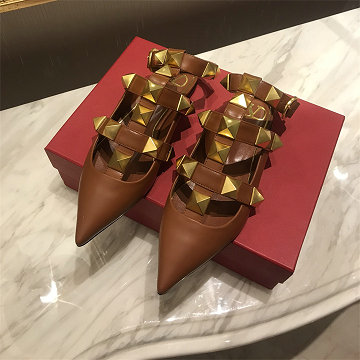 ヴァレンティノ Valentino 26-VTJ25018PJZ 2025年新作 ロックスタッズ フラットフォーム サンダル レディース 靴