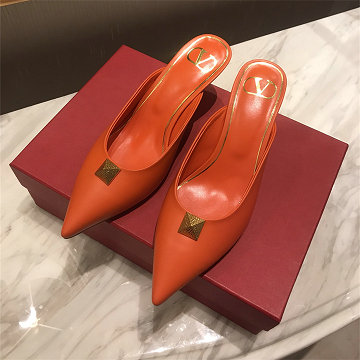 商品名称：ヴァレンティノ Valentino 26-VTJ25019DC 2025年新作 ローヒール パンプス スリングバック サマーサンダル レディース