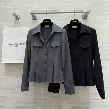 商品細詳を見る:イヴサンローラン Saint laurent YSL XG-CCYSL25001  2025年新作 ロングスリーブ シャツ ブラウス レディース