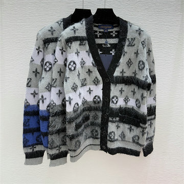 商品名称：ルイヴィトン LOUISVUITTON XG-MKLV25001 2025年新作 モノグラム ニットジャケット ジップカーディガン ロングスリーブ パーカ