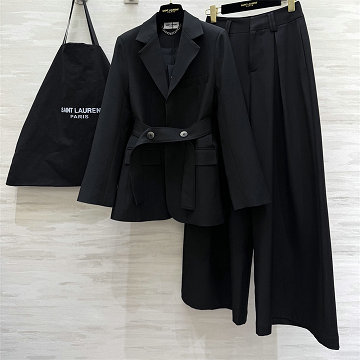 商品細詳を見る:イヴサンローラン Saint laurent YSL  XG-TZYSL25001 2025年新作 スーツセット レディース ユニホーム コート パンツ