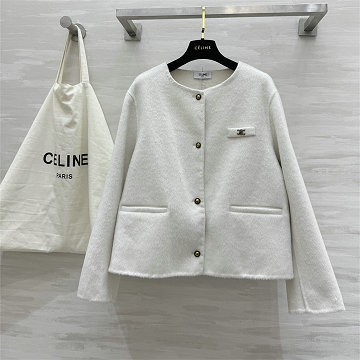 商品細詳を見る:セリーヌ CELINE XG-WTCE25005 2025年新作 ショートコート ロングスリーブ アウターコート レディース