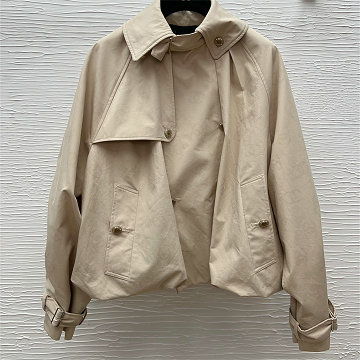 商品名称：シャネル CHANEL XG-WTCH25010 2025年新作 ショート トレンチコート ロングスリーブ ジップジャケット レディース