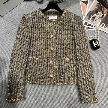 商品名称：シャネル CHANEL XG-WTCH25013  2025年新作 ロングスリーブ ショートコート ツイード レディース