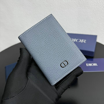 商品名称：クリスチャンディオール CHRISTIAN DIOR GH-CD80052CHL 2025年新作 CD Icon カードケース 2つ折り短財布 メンズ レザー
