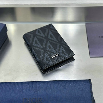 商品名称：クリスチャンディオール CHRISTIAN DIOR GH-CD80052YBK 2025年新作 カードケース 2つ折り短財布 メンズ レザー