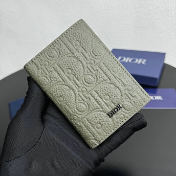 商品名称：クリスチャンディオール CHRISTIAN DIOR GH-CD80052ZNG 2025年新作 カードケース 2つ折り短財布 メンズ レザー
