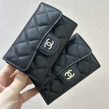 商品名称：シャネル CHANEL GH-CH81081QJBK 2025年新作 チェーンポーチ ミニフラップバッグ 短財布 カード入れ キャビアスキン
