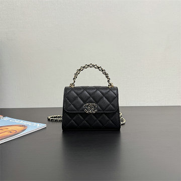 商品名称：シャネル CHANEL GH-CH99188BK 2025年新作 2つ折り短財布 ミニケリー チェーンポーチ ショルダーバッグ 短財布 キャビアスキン