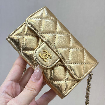 商品細詳を見る:シャネル CHANEL GH-CH81081YJJS 2025年新作 チェーンポーチ ミニフラップバッグ 短財布 カード入れ ラムスキン
