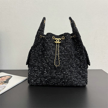 商品名称：シャネル CHANEL GH-CH99443BBK 2025年新作 ミディアムバッグ チェーンポーチ ショルダーバッグ ドローストリング レディース ツイード