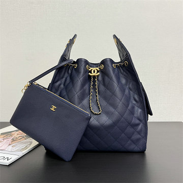 商品名称：シャネル CHANEL GH-CH99443QSL 2025年新作 ミディアムバッグ チェーンポーチ ショルダーバッグ ドローストリング レディース キャビアスキン