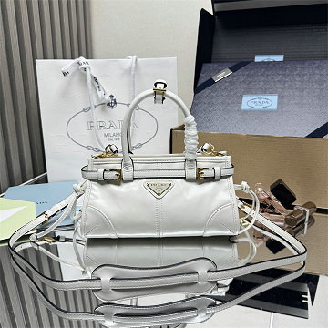 プラダ PRADA GH-PD1BA486BS 2025年新作 ボニー スモール トートバッグ ショルダーバッグ ソフトルックスレザー
