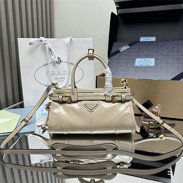 商品名称：プラダ PRADA GH-PD1BA486MB 2025年新作 ボニー スモール トートバッグ ショルダーバッグ ソフトルックスレザー