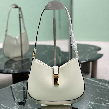 商品細詳を見る:プラダ PRADA GH-PD1BC169BS 2025年新作 クレオ クラスプ付 ブラッシュドレザー ショルダーバッグ ホーボーバッグ レディース