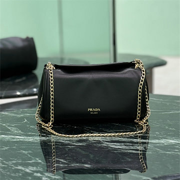 プラダ PRADA GH-PD1BD395BK 2025年新作 テュミルト スモールバッグ チェーンポーチ ショルダーバッグ ナッパレザー