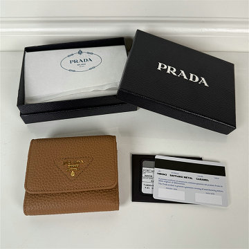 商品名称：プラダ PRADA GH-PD1MH043LXS 2025年新作 三つ折り短財布 ショートウォレット カード入れ 小銭入れ