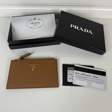 商品細詳を見る:プラダ PRADA GH-PD2MC086LZS 2025年新作 カードホルダー ジップウォレット ショートウォレット カード入れ 小銭入れ レザー