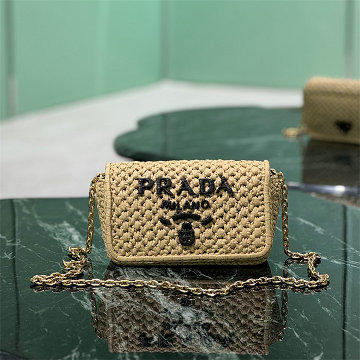 プラダ PRADA GH-PD1BF135XS 2025年新作 クロシェ チェーンポーチ ショルダーバッグ レザー レディース