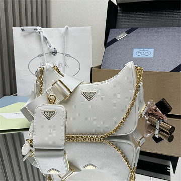商品名称：プラダ PRADA GH-PD1BH204SJBS  2025年新作 ミニバッグ ホーボーバッグ ショルダーバッグ カーフスキン