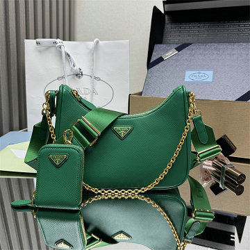 プラダ PRADA GH-PD1BH204SJGL 2025年新作 ミニバッグ ホーボーバッグ ショルダーバッグ カーフスキン