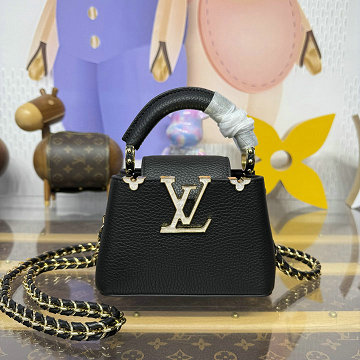 商品名称：ルイヴィトン LOUISVUITTON 057-M10166 2025年新作 カプシーヌ ナノ ハンドバッグ ショルダーバッグ チェーンポーチ