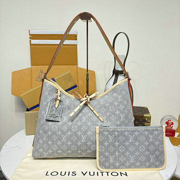 商品細詳を見る:ルイヴィトン LOUISVUITTON 057-M13289 2025年新作 キャリーオール バイブ ハンドバッグ ショルダーポーチ モノグラムデニム