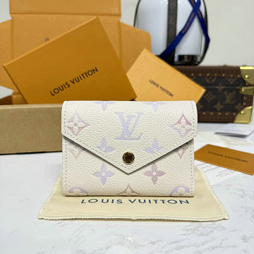 ルイヴィトン LOUISVUITTON 057-M25649 2025年新作 ポルトフォイユ ヴィクトリーヌ 三つ折り短財布 小銭入れ カウハイドレザー