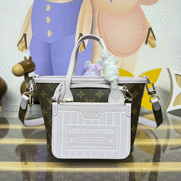 ルイヴィトン LOUISVUITTON 057-M25656  2025年新作 リバーシブル ネヴァーフル インサイドアウト BB トートバッグ ショルダーバッグ