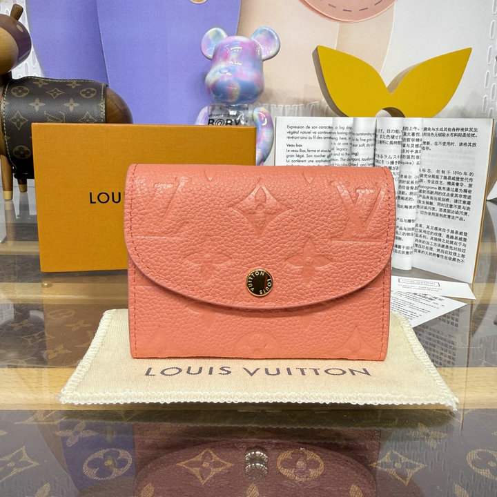 ルイヴィトン LOUISVUITTON 057-M25808C  2025年新作 ポルトモネ ロザリ 小銭入れ コインケース 短財布 グレインカウハイドレザー