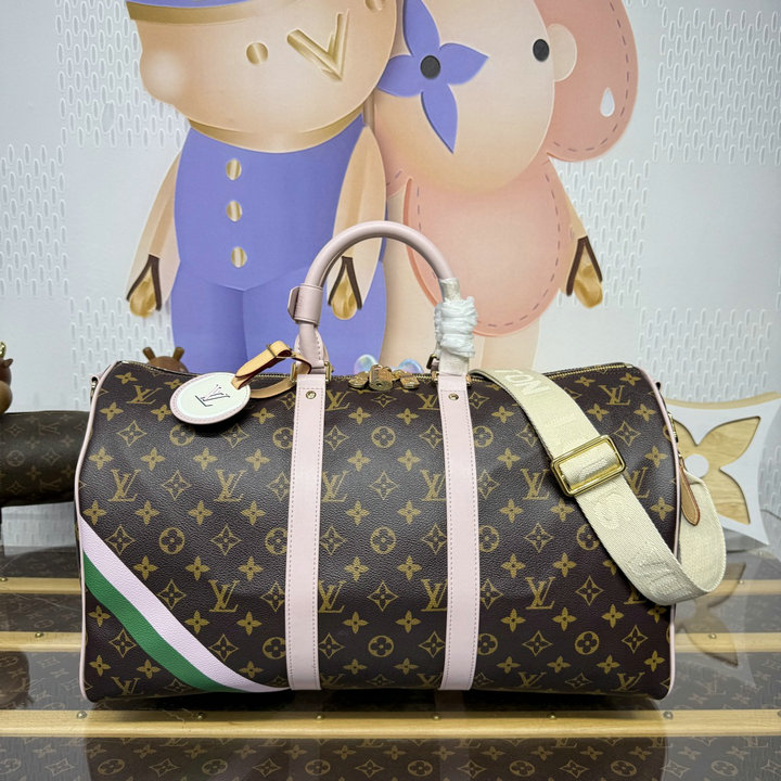 商品名称：ルイヴィトン LOUISVUITTON 057-M25822 2025年新作 キーポル バンドリエール 45 トートバッグ ボストンバッグ モノグラム キャンバス